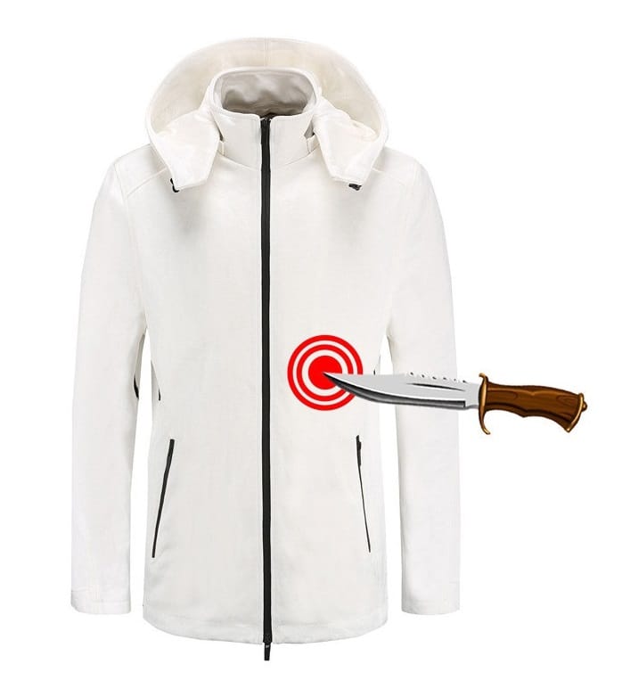 White Stab-Proof Jacket